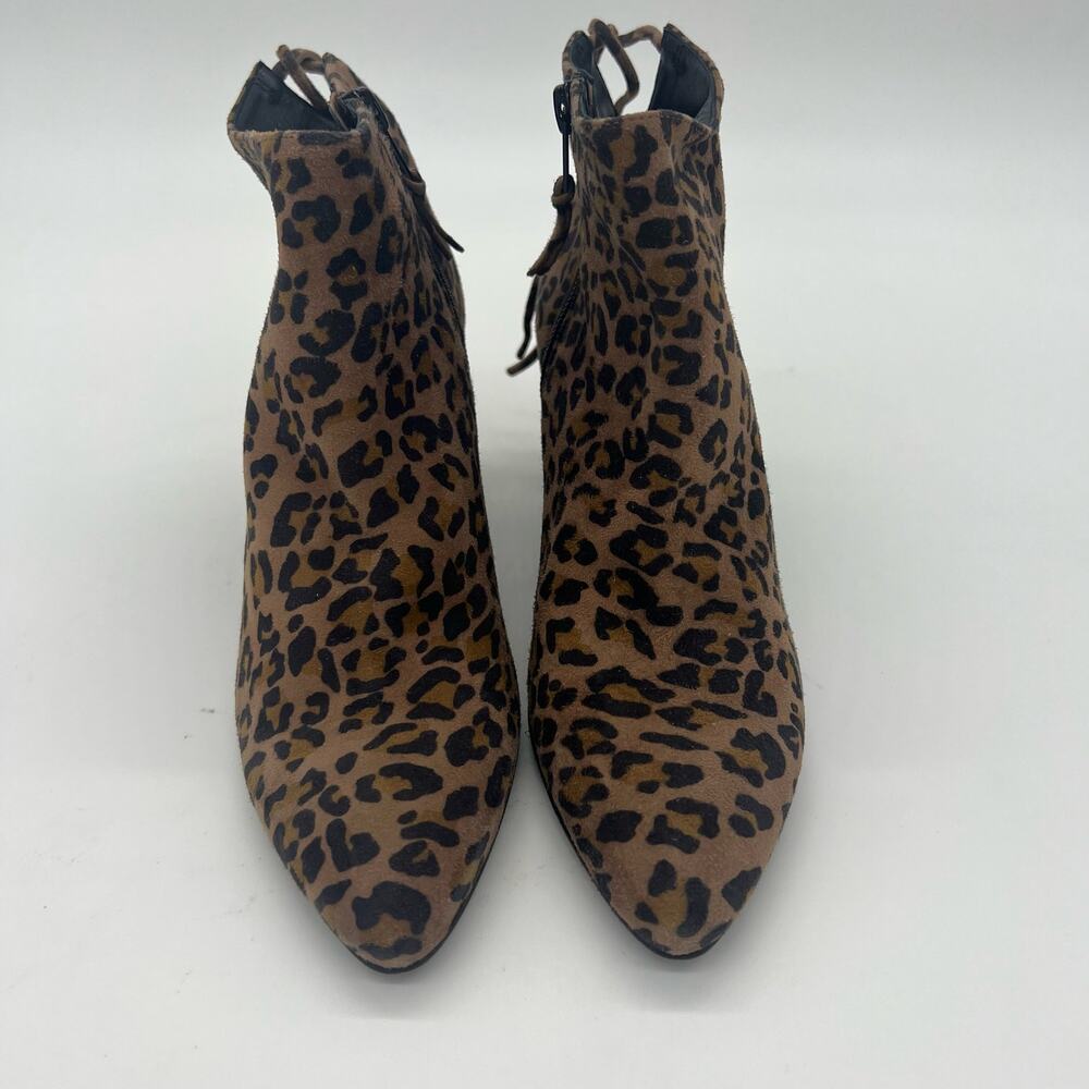 Stuart Weitzman Lofty Cheetah Print Ankle Boots B… - image 5